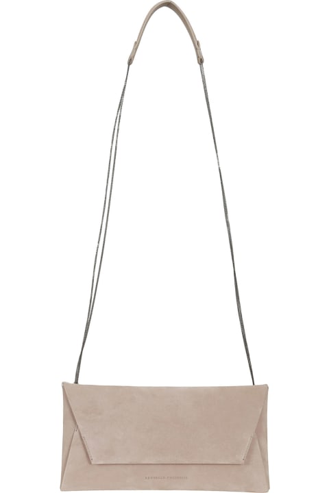 Bags for Women Brunello Cucinelli Beige Leather Pouches