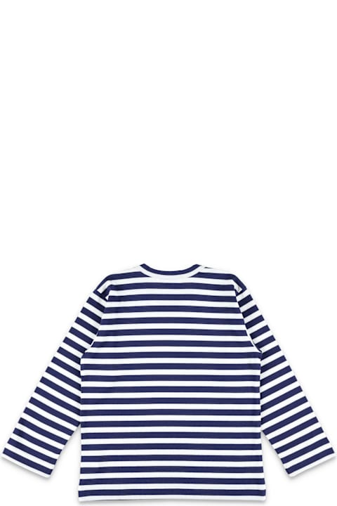 أدوات منزلية Comme des Garçons Play Kid - Striped Long Sleeve T-shirt