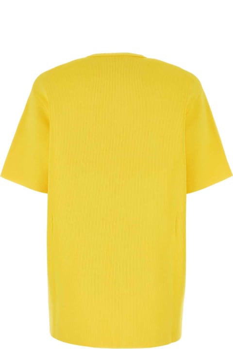 Fashion for Women Jil Sander Yellow Viscose Blend T-shirt