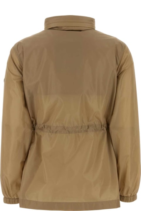 Burberry Beige Nylon Windbreaker