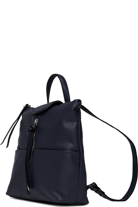 Gianni Chiarini Backpacks for Women Gianni Chiarini Giada Leather Backpack With Front Zip