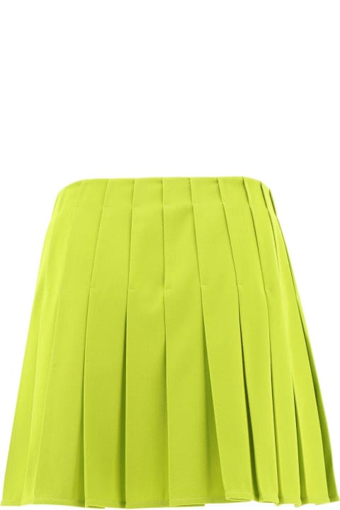 Bottega Veneta for Women Bottega Veneta High Waist Pleated Mini Skirt