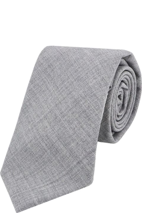 ウィメンズ ネクタイ Brunello Cucinelli Textured Stitched Tie