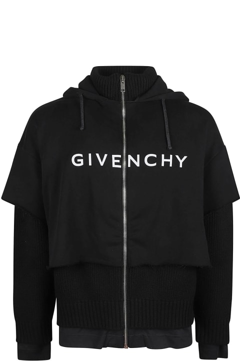 Givenchy Sale for Men Givenchy Zipped Hoodie Sweatshirt