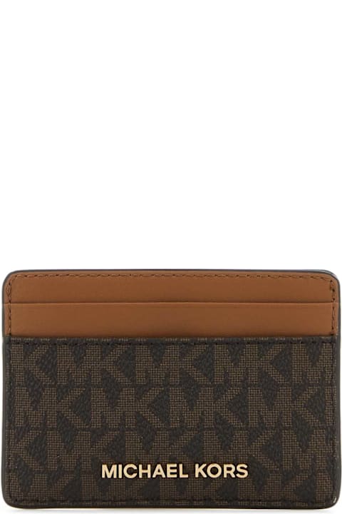 Michael Kors for Women Michael Kors Printed Canvas Card Holder