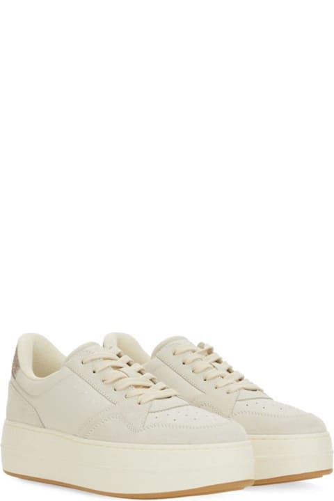 Homeware Hogan Glittered Lace-up Sneakers