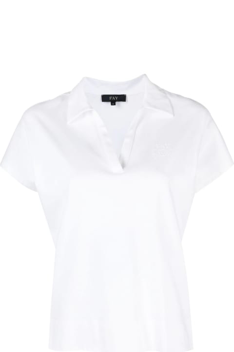 Fay Topwear for Women Fay Short Sleeve Polo Shirt