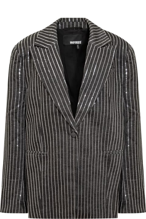 Rotate by Birger Christensen Clothing for Women Rotate by Birger Christensen Sequins Twill Blazer