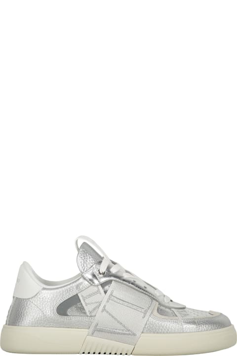 Sale for Men Valentino Garavani Leather Low-top Sneakers