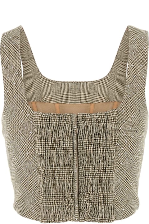 Giuseppe di Morabito for Men Giuseppe di Morabito Embroidered Cotton Blend Bodice