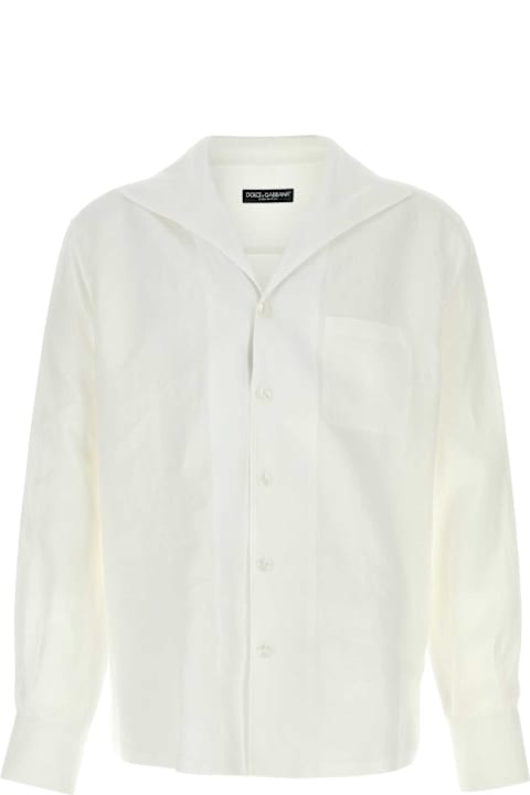 Homeware Dolce 
Gabbana White Linen Shirt
