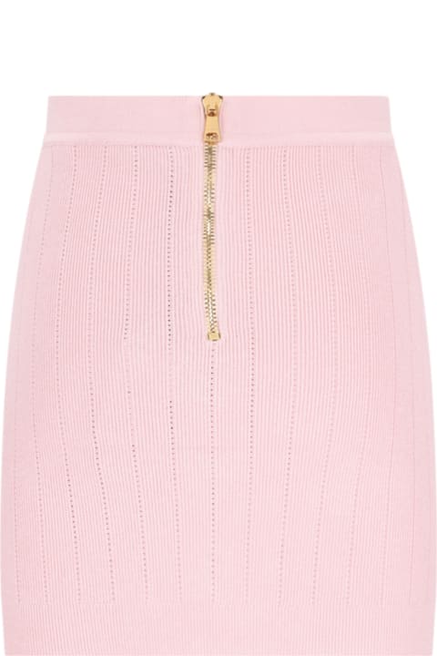 Balmain for Women Balmain Knitted Mini Skirt