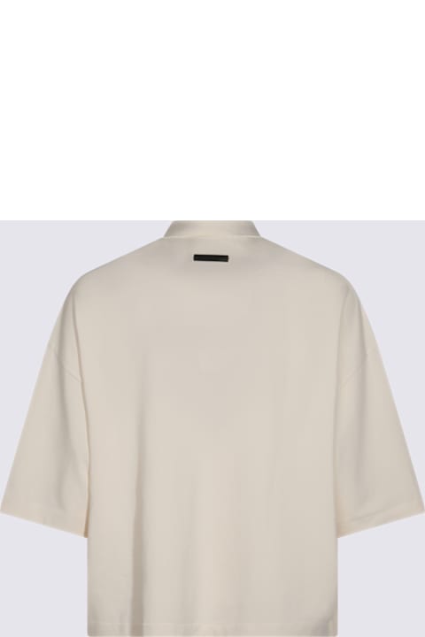 Fear of God Topwear for Men Fear of God Beige Cotton Polo Shirt