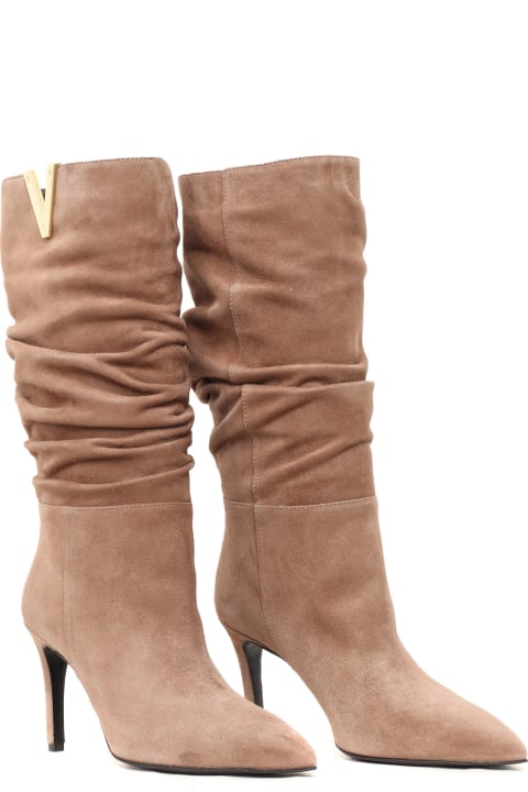 Homeware Via Roma 15 Golden V + Stiletto Heel Boots