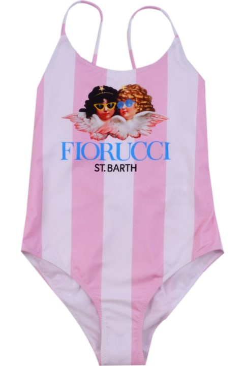 MC2 Saint Barth Swimwear for Girls MC2 Saint Barth Striped Entire Swimsuit