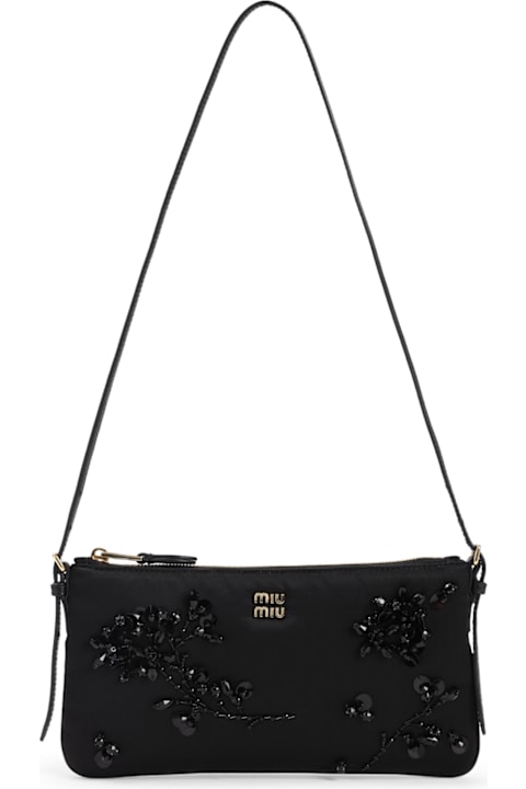 Miu Miu Shoulder Bags for Women Miu Miu Silk Pouch