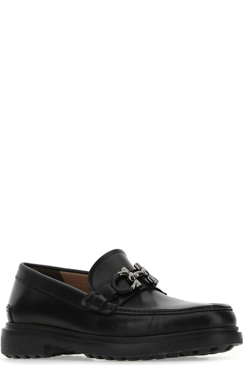 Ferragamo for Men Ferragamo Black Leather Loafers
