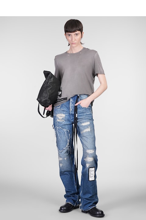 Ann Demeulemeester for Women Ann Demeulemeester Claire Jeans In Blue Cotton