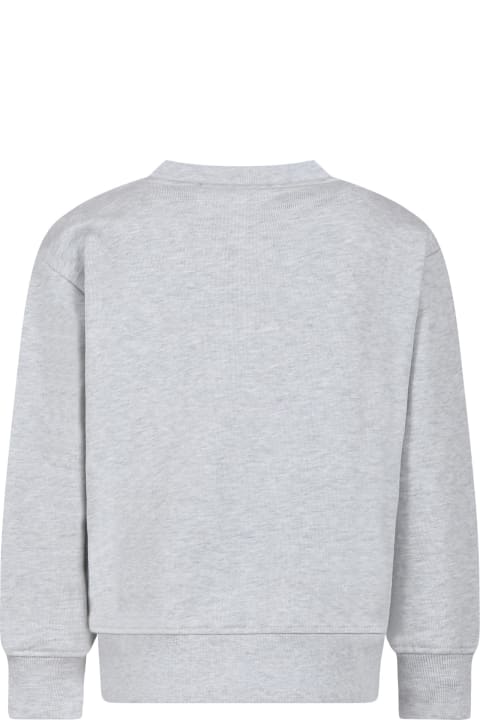 MSGM Sweaters & Sweatshirts for Women MSGM Gray Sweatshirt For Kids With Logo