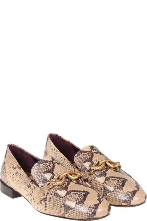 Python Print Leather Loafers