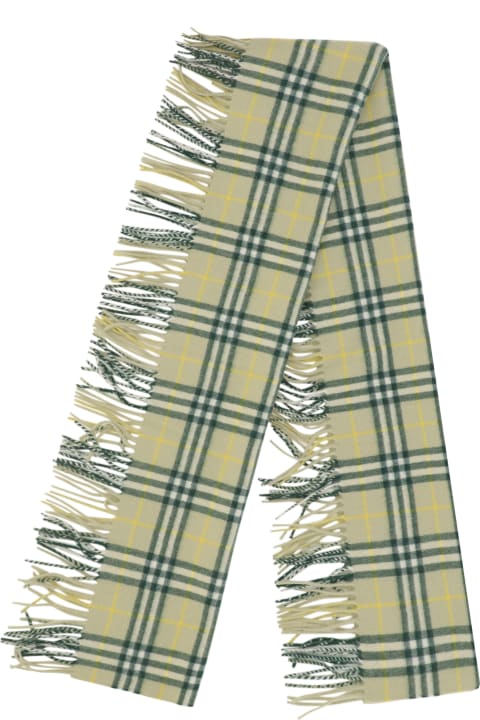 Fashion for Women Burberry Check-printed Fringed-edge Scarf