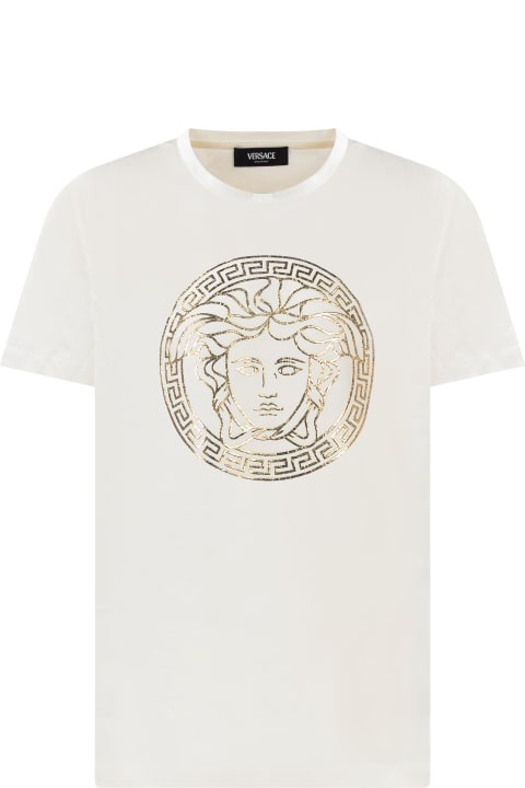 Young Versace T-Shirts & Polo Shirts for Girls Young Versace T-shirt With Logo