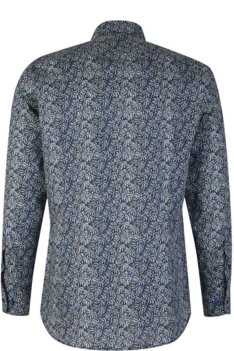 Shirts for Men Etro Allover Printed Long-sleeved Shirt