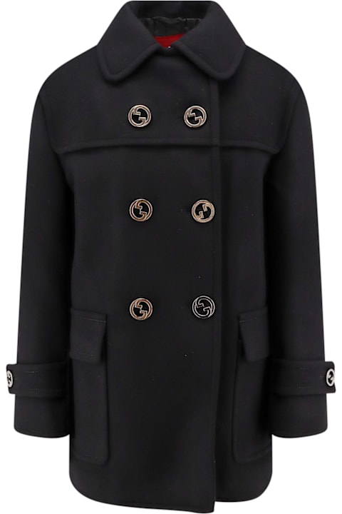 Gucci Coats & Jackets for Women Gucci 'gg' Double-breasted Coat