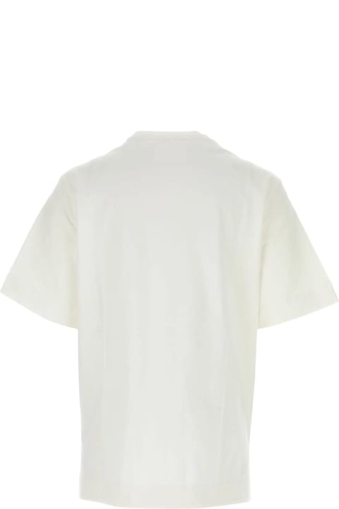 Jil Sander Topwear for Men Jil Sander White Stretch Cotton Oversize T-shirt