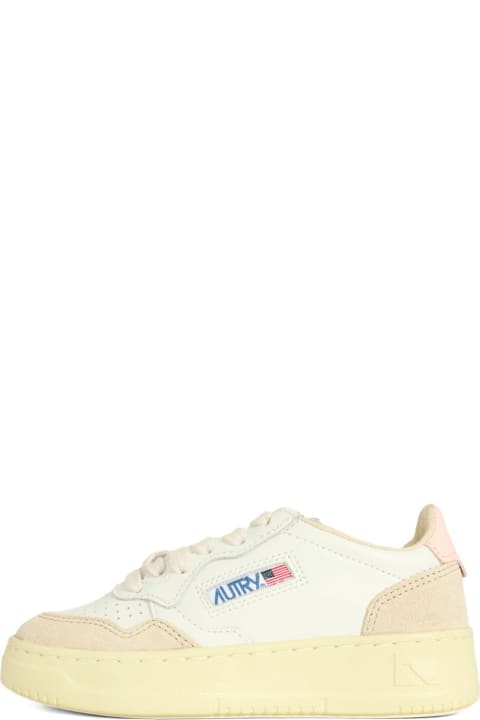 Homeware Autry Autry Kids Medalist Perforated Leather Sneakers