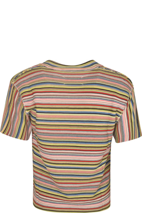 Maison Margiela Topwear for Women Maison Margiela Striped Polo Shirt