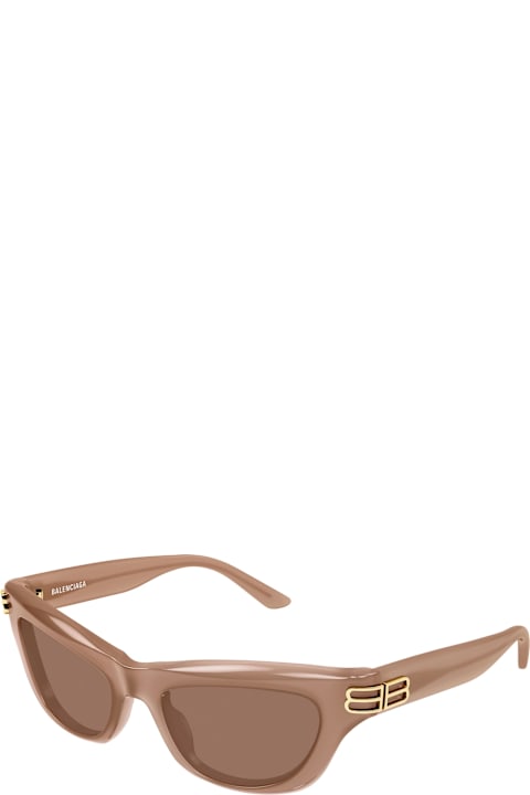 Homeware Balenciaga Eyewear Bb0430s-004 - Nude Brown Sunglasses