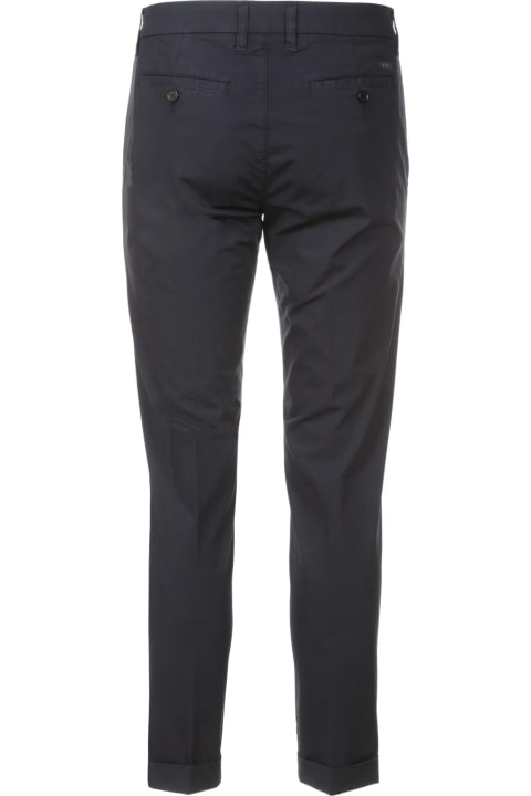 Fashion for Women Fay Blue Cotton Stretch Trousers