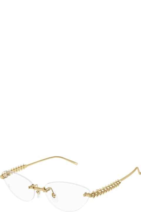 Cartier Eyewear for Kids Cartier Eyewear Clash De Cartier Ct0565o-001 - Gold Rx Glasses