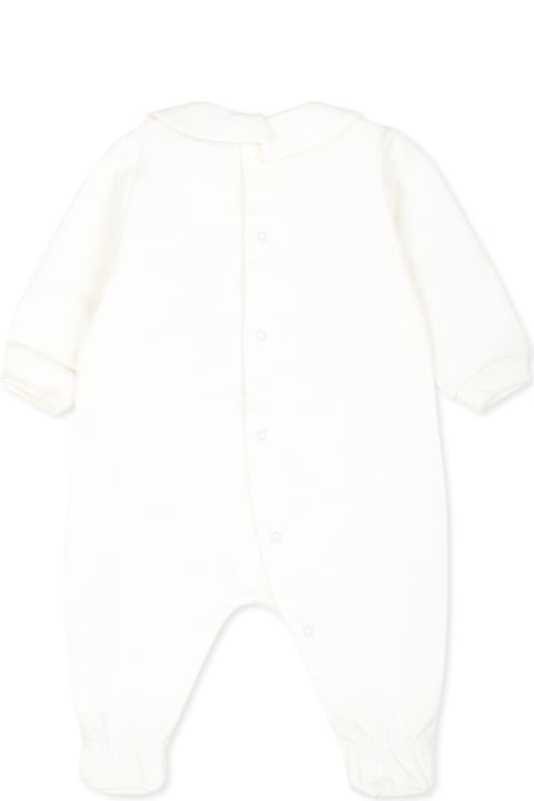 Moschino Bodysuits & Sets for Baby Girls Moschino Ivory Babygrow For Babykids With Teddy Bear