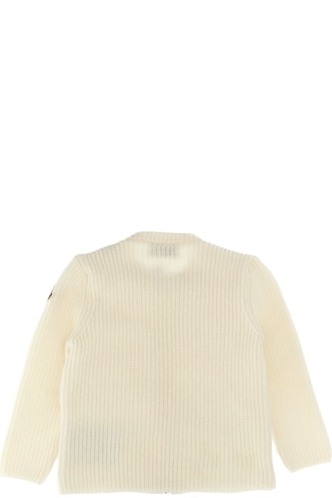 Sweaters & Sweatshirts for Baby Girls Moncler Bimaterial Cardigan