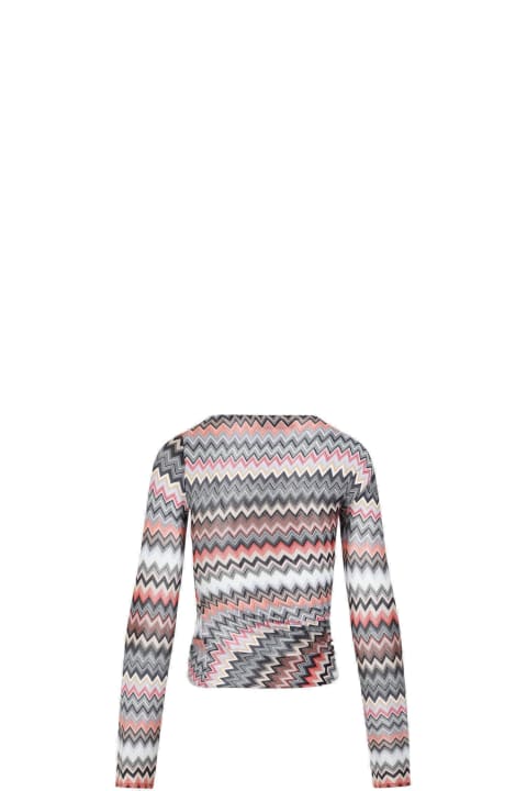 Missoni Sweaters for Women Missoni Side Draped Printed Jumper