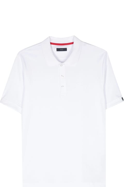 Homeware Fay Short-sleeved Polo Shirt In Cotton Jersey