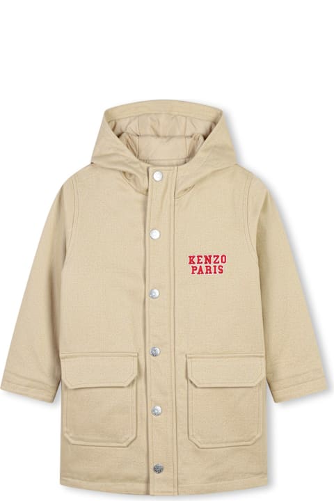 Kenzo Kids for Men Kenzo Kids Parka With Embroidery