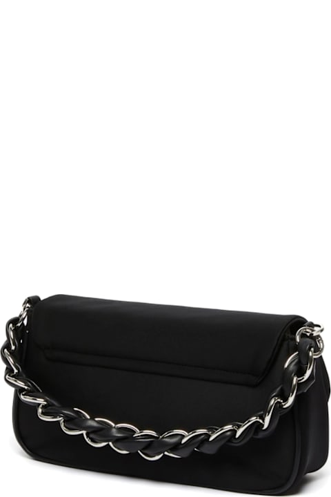 Marella Shoulder Bags for Women Marella Baguette Bag Emily Black