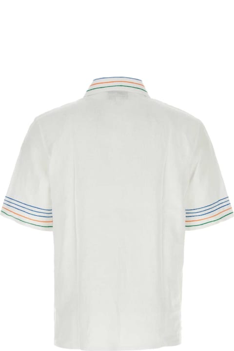 Casablanca Topwear for Women Casablanca White Linen Shirt