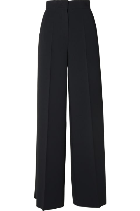 Pants & Shorts for Women Max Mara Black Triacetate Blend Trousers