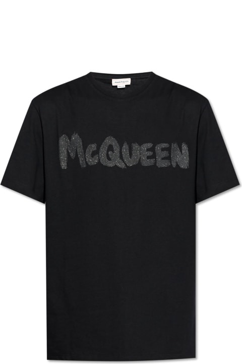 Topwear for Men Alexander McQueen T-shirt With Logo