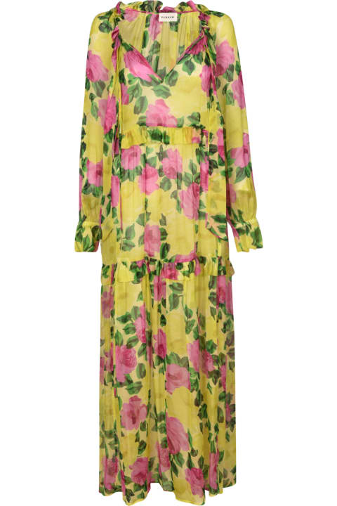 Parosh Clothing for Women Parosh Floral Printed Long Dress