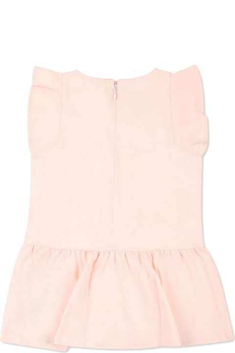 Chloé Bodysuits & Sets for Baby Girls Chloé Abito Con Ricamo Logo