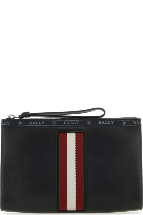 Bally Bags for Men Bally Black Leather Clutch