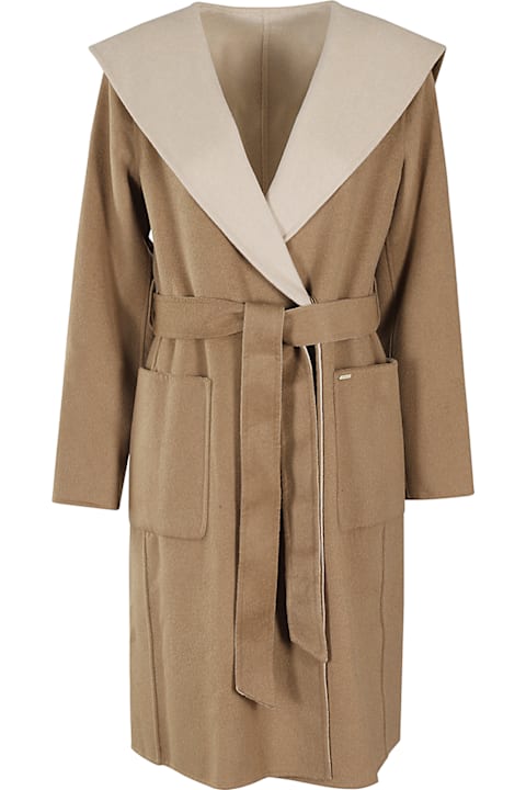 MICHAEL Michael Kors Coats & Jackets for Women MICHAEL Michael Kors Hooded Wool Wrap Coat