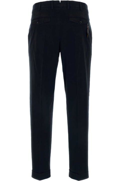 PT01 Clothing for Men PT01 Black Stretch Cotton Pant
