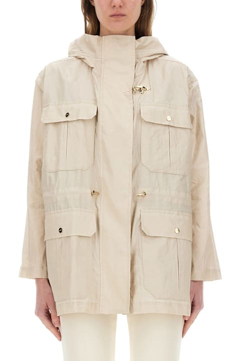 أدوات منزلية Fay Linen And Cotton Canvas Parka