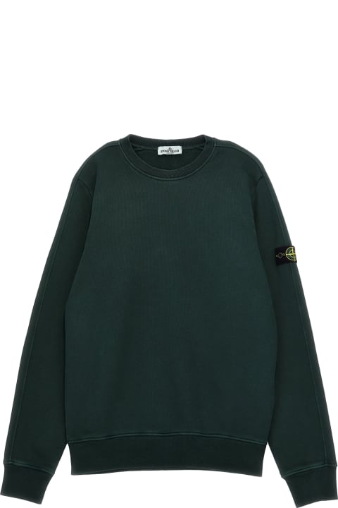 Stone Island لـ أولاد Stone Island Logo Badge Sweatshirt